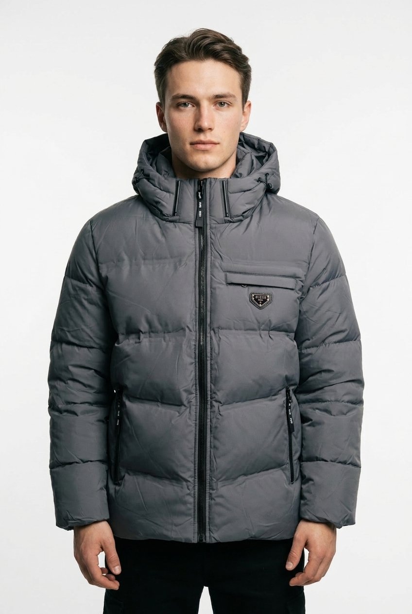 ICON Original Men MA2618-2 – Grijs – herenjas