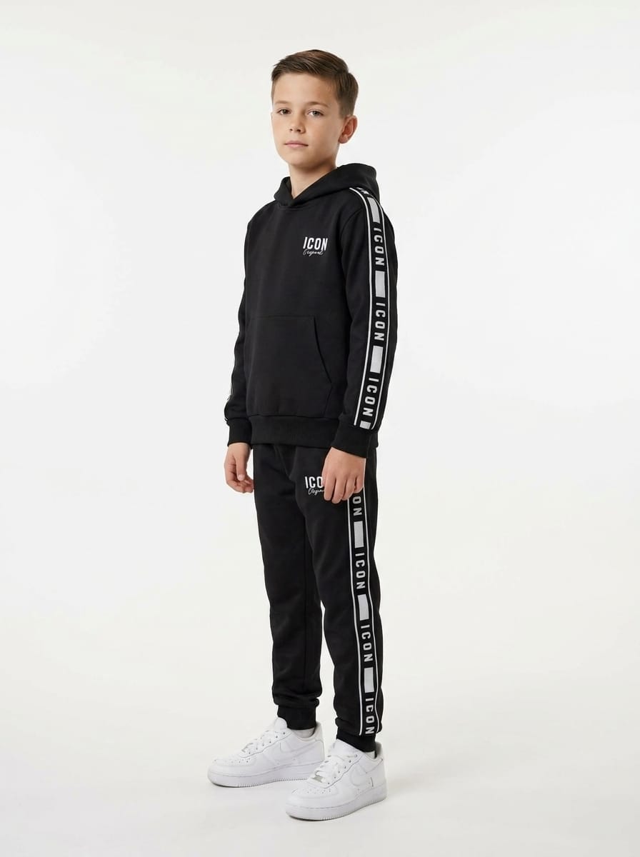 ICON Original Kids BL1117-1 – Zwart – joggingpak voor kids